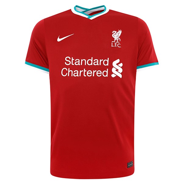 Camiseta Liverpool Replica Primera Ropa 2020/21 Rojo